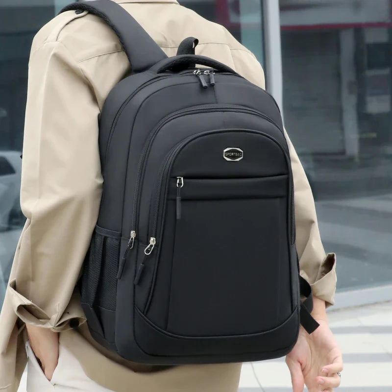 Mochila Top para Faculdade, Trabalho ou Escola, Bolsa Reforçada com Cabo de aço e Anti-transpirante.