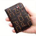 Carteira-Porta-Cartões de Couro Minimalista SlimCarry.