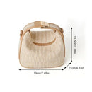 Bolsa de Palha Estilo Praia - Moda Verão.
