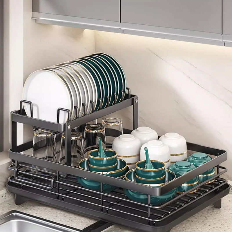 Escorredor de Pratos, Louças, Talheres e Utensílios de  Cozinha - Rack premium DuoDry.