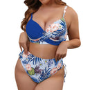 Conjunto Biquíni Estampado Tropical Beach Style Luxe - Moda Verão.
