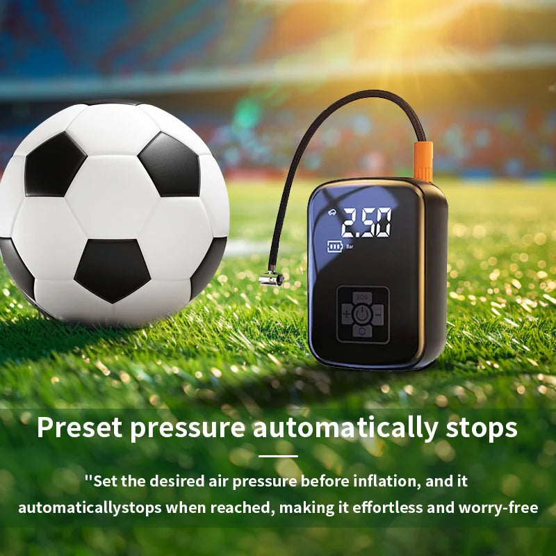 Compressor Portátil AirBoost Pro, Sem Fio Inteligente para Qualquer Situação.