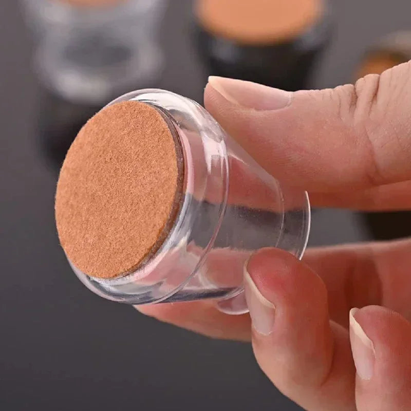 Feltros Antiruídos em Silicone Transparente Para pernas de Cadeiras- 16/4 Peças.