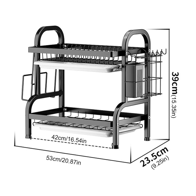 Escorredor de Pratos, Louças, Talheres e Utensílios de  Cozinha - Rack premium DuoDry.