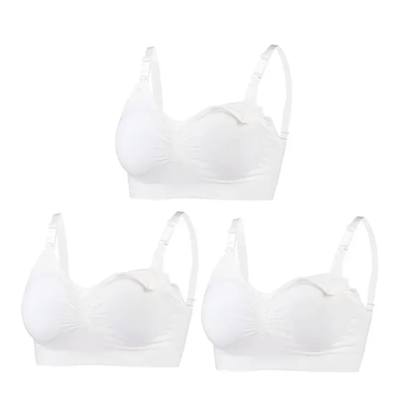 Sutiãs Para Mulheres Lactantes, Sustentação, Praticidade e Conforto Para as Mamães e Seus Bebês., 3 Peças.
