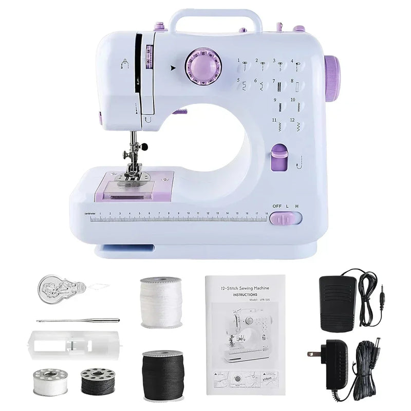 Mini Máquina Portátil de Costura Fácil 505A.