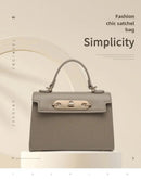 Bolsa de Ombro Único, Corrente de bloqueio, Tira Colo Cruzado, Moda Feminina Atual.