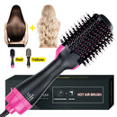 Escova Secadora Hair Genius 3 em 1, Com Pente Soprador Elétrico Para Alisamento e Modelagem de Cabelos.