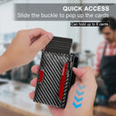 Mini Carteira Masculina em Couro Com Adicional de Segurança (RFID).