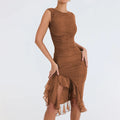 Vestido Midi Glam Elegance.
