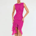 Vestido Midi Glam Elegance.