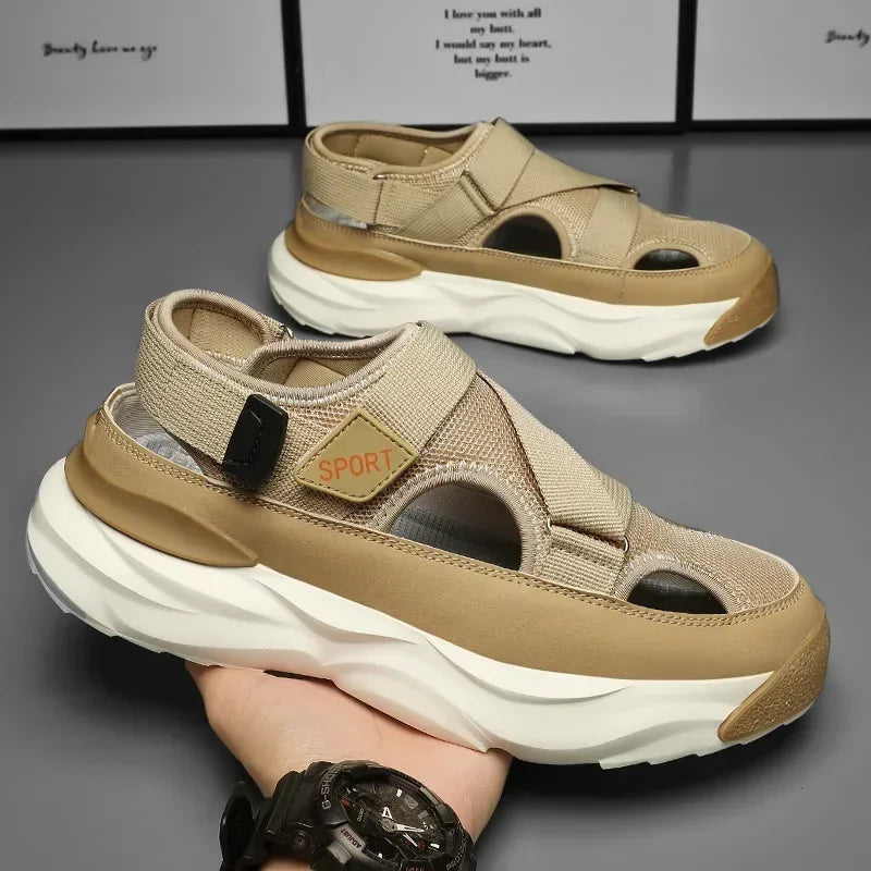 Sandália Masculina Ortopédica SportFlex 2025 – Conforto e Estilo em Todos os Passos.