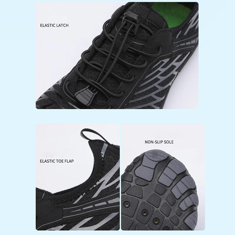 Calçado Esportivo Tecnológico para Aventuras Aquáticas AquaFlex Pro.