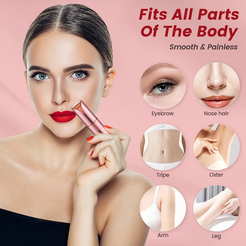Depilador Facial Beauty Smooth, Aparador de Sobrancelhas para Mulheres e Homens.