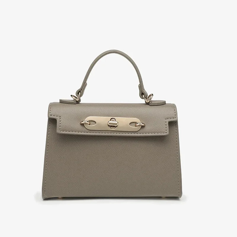 Bolsa de Ombro Único, Corrente de bloqueio, Tira Colo Cruzado, Moda Feminina Atual.
