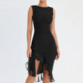 Vestido Midi Glam Elegance.
