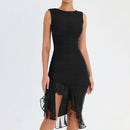 Vestido Midi Glam Elegance.
