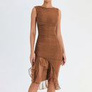 Vestido Midi Glam Elegance.