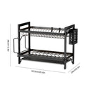 Escorredor de Pratos, Louças, Talheres e Utensílios de  Cozinha - Rack premium DuoDry.