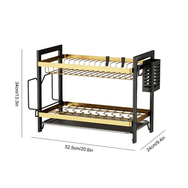 Escorredor de Pratos, Louças, Talheres e Utensílios de  Cozinha - Rack premium DuoDry.
