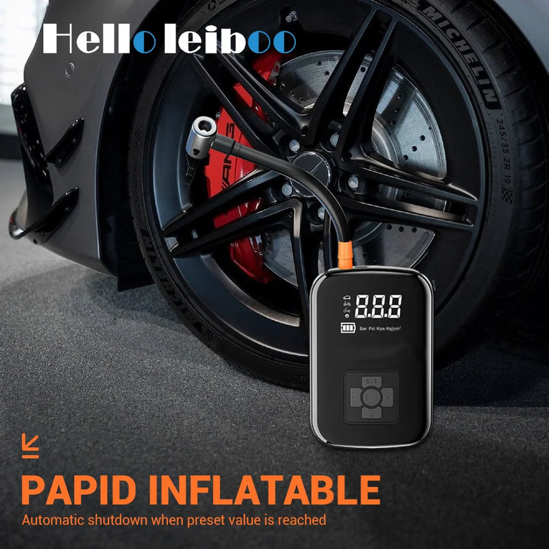 Compressor Portátil AirBoost Pro, Sem Fio Inteligente para Qualquer Situação.
