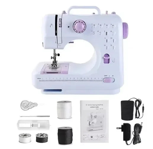 Mini Máquina Portátil de Costura Fácil 505A.
