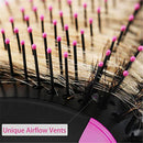 Escova Secadora Hair Genius 3 em 1, Com Pente Soprador Elétrico Para Alisamento e Modelagem de Cabelos.