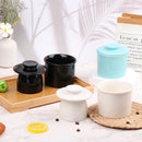 Manteigueira Francesa Elegância Gourmet: Kit Cerâmico Multiuso.