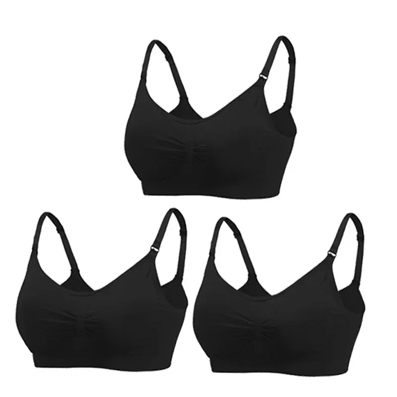 Sutiãs Para Mulheres Lactantes, Sustentação, Praticidade e Conforto Para as Mamães e Seus Bebês., 3 Peças.