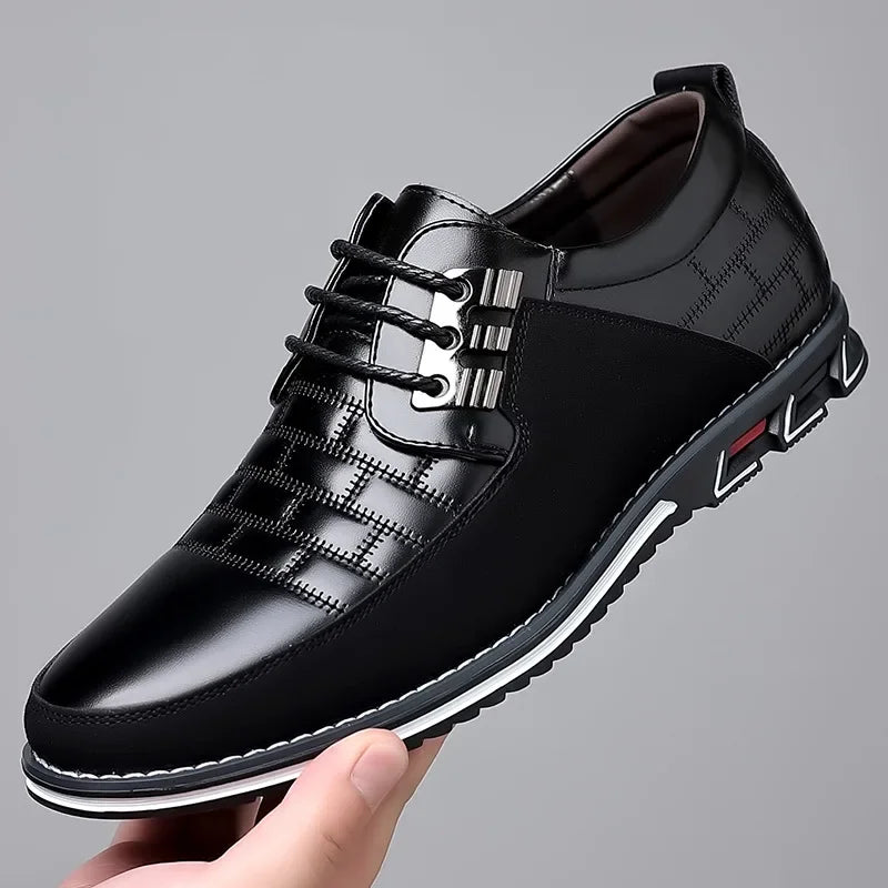 Sapatos Social Elite Confort, Estilo e Praticidade para Homens de Negócios.
