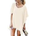Saída de Praia Kaftan Glam Chiffon 2025 – Elegância e Conforto na Praia.