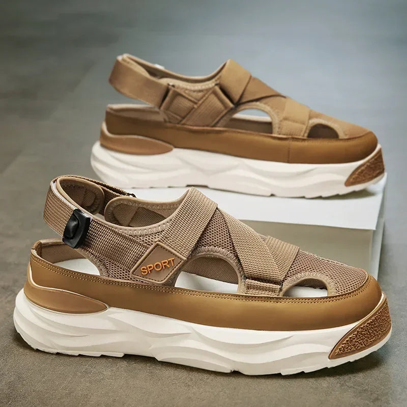 Sandália Masculina Ortopédica SportFlex 2025 – Conforto e Estilo em Todos os Passos.