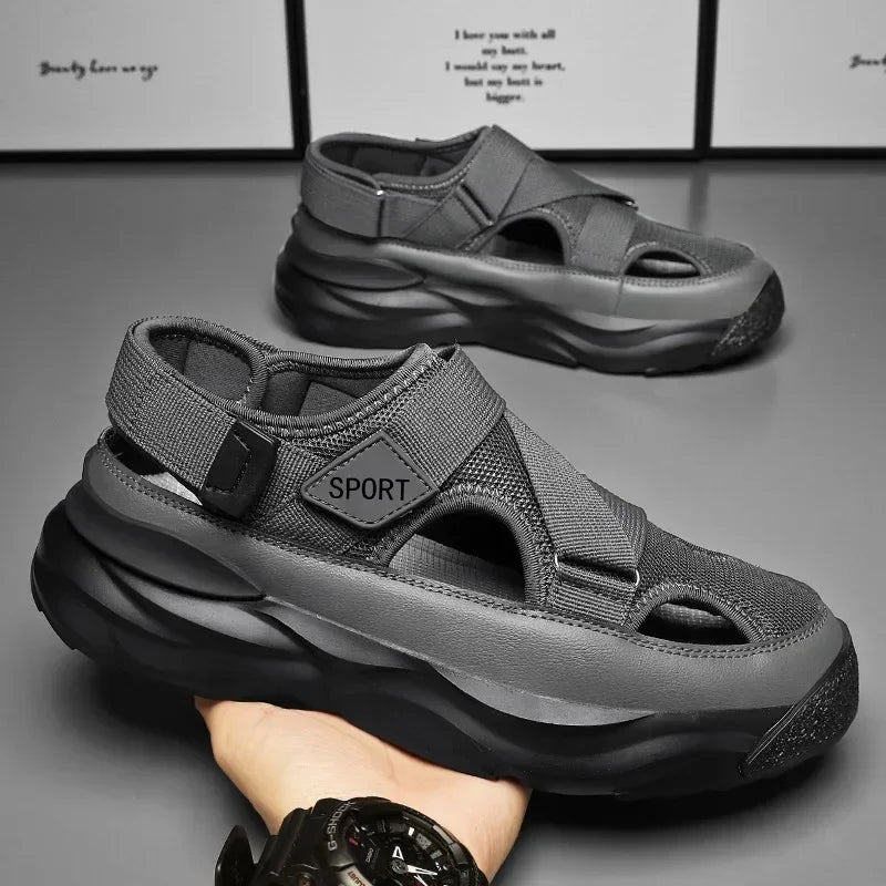 Sandália Masculina Ortopédica SportFlex 2025 – Conforto e Estilo em Todos os Passos.