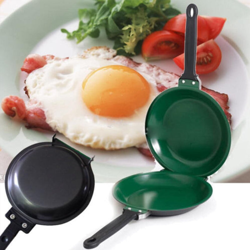 Frigideira Flip & Cook com Revestimento Cerâmico Dupla Face Revolucionária.